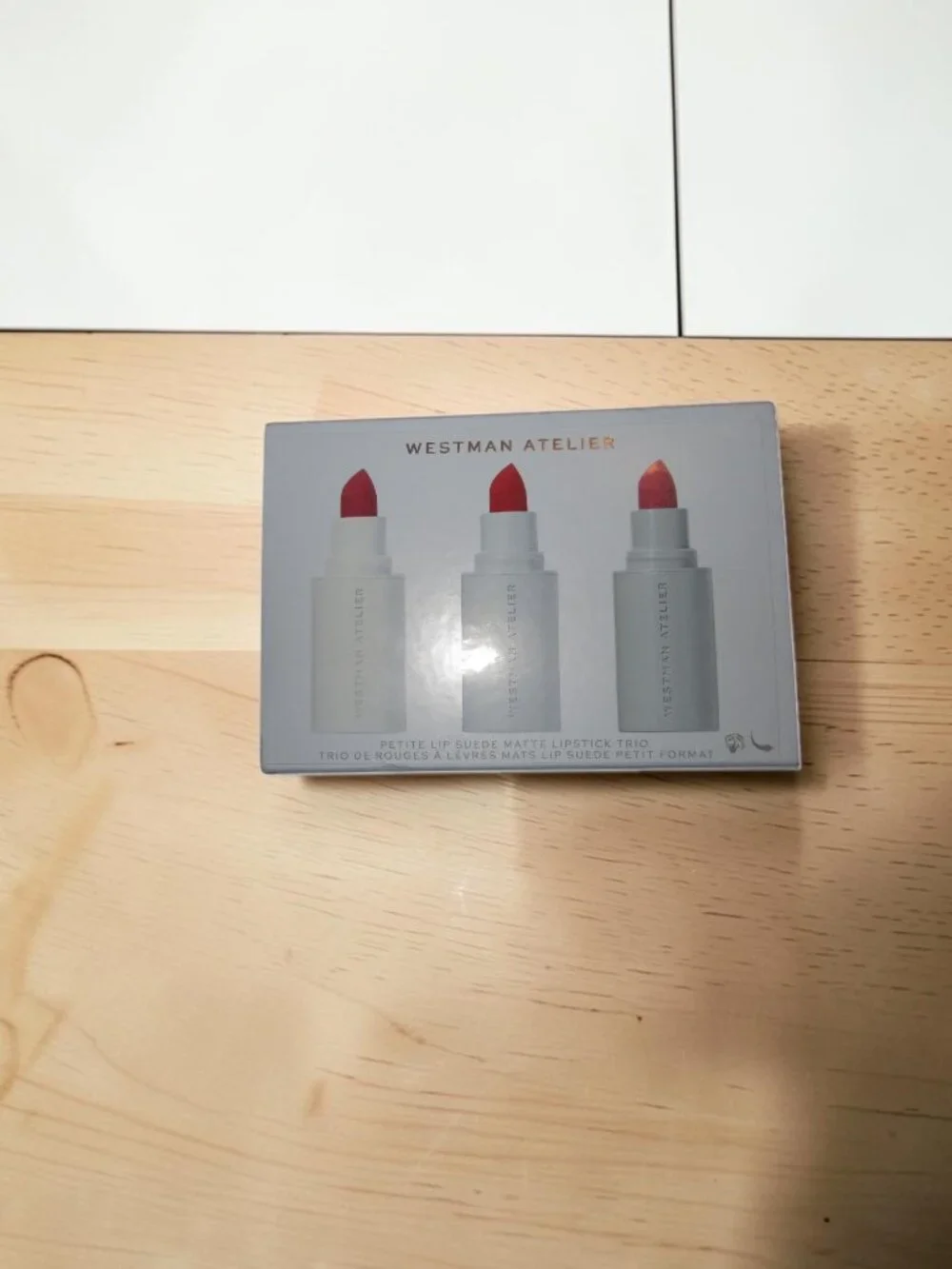 Westman Atelier Petite Lip Suede Matte Lipstick Trio Holiday 2025 (New in Box)